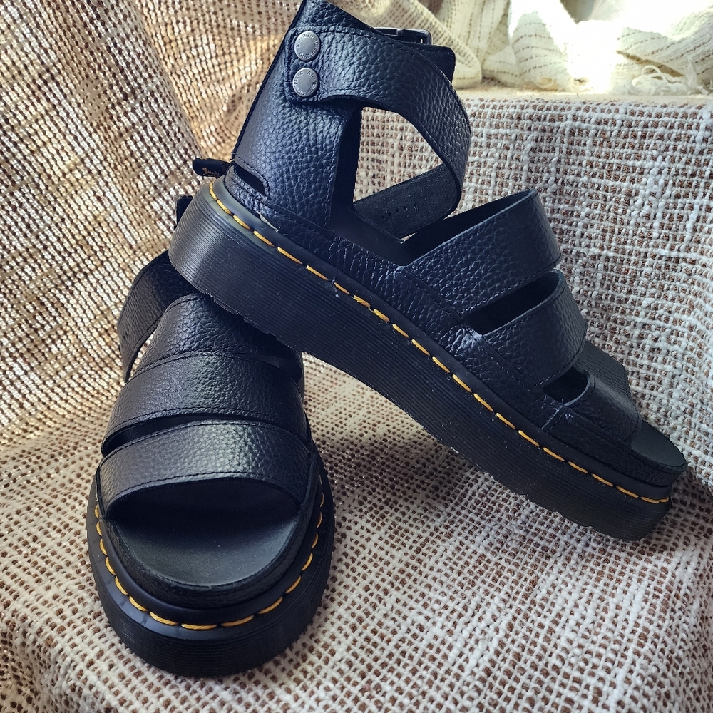 Dr. Martens Clarissa II Quad Leather Platform Sandals